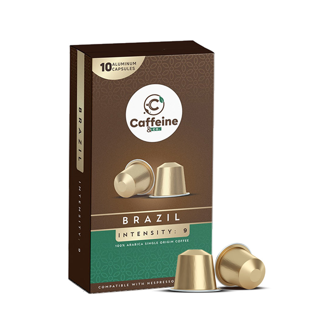 Caffeine & Co Nespresso Capsules Brazil Decaf