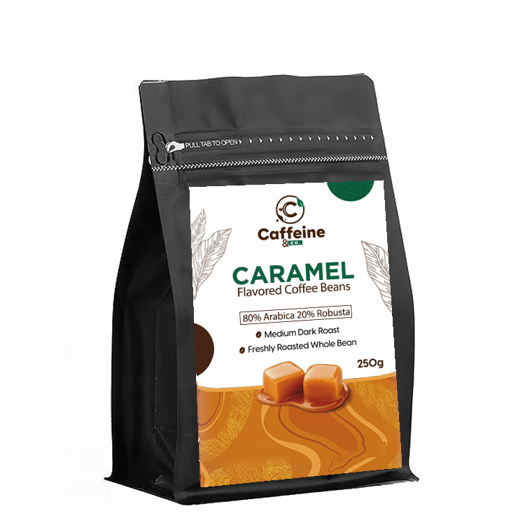 Caffeine & Co Caramel Flavored Whole Bean 250g