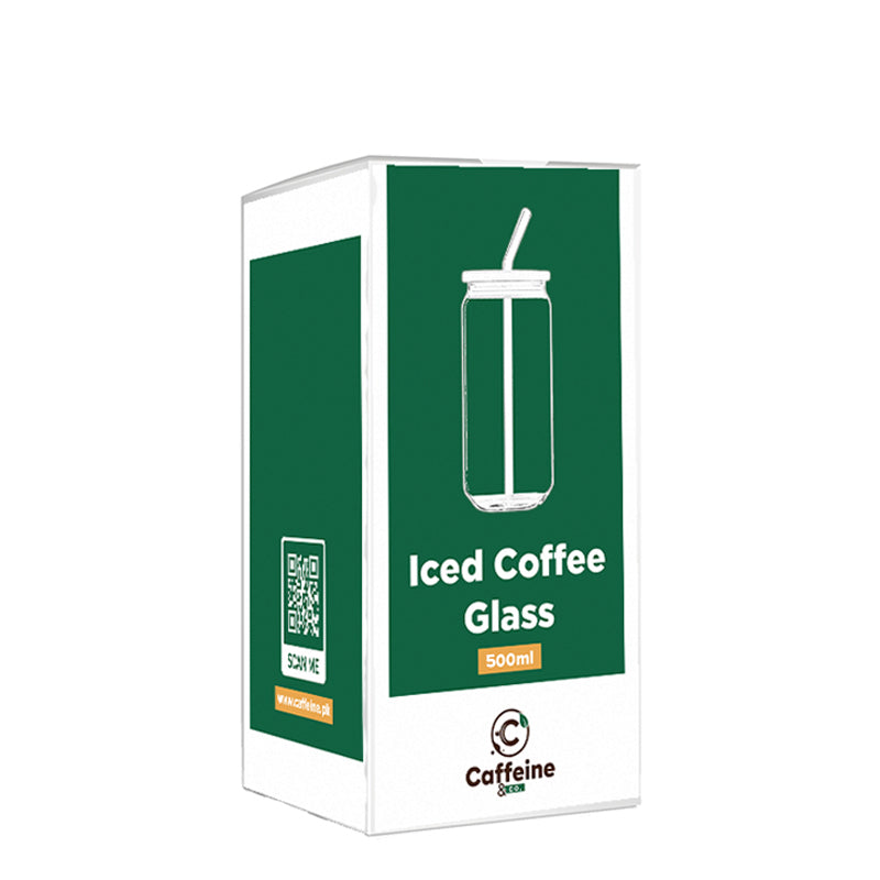 Caffeine & Co Matcha Glass with Lid & Straw