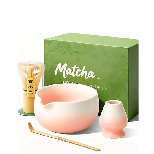 Matcha Set Pink & White