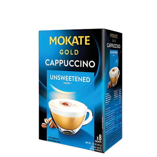 Mokate Gold Unsweetened Cappuccino Pack of 8
