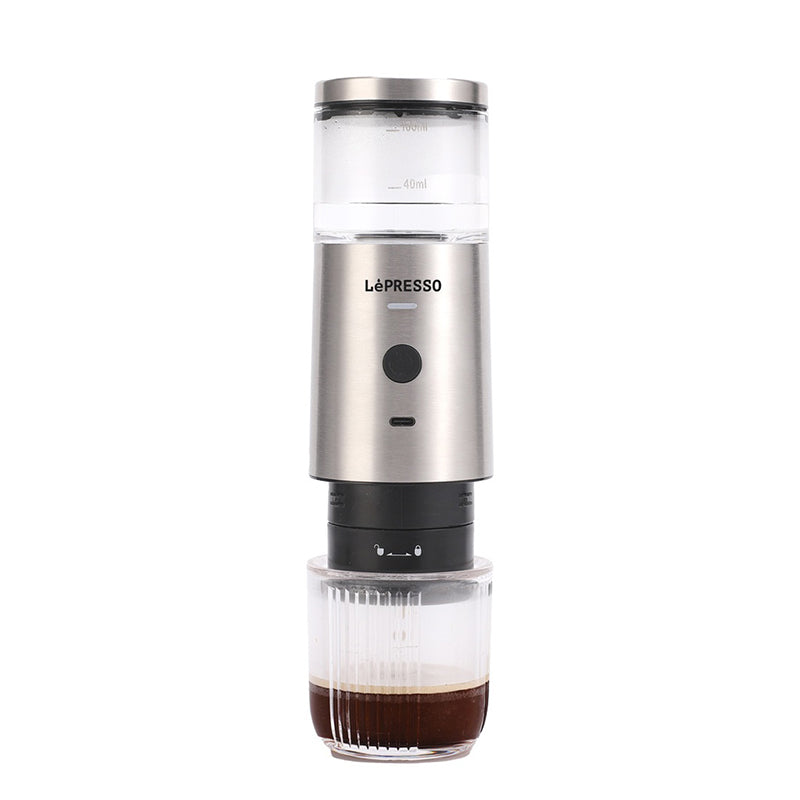 LePresso Portable Espresso Maker For Nespresso & Ground Coffee