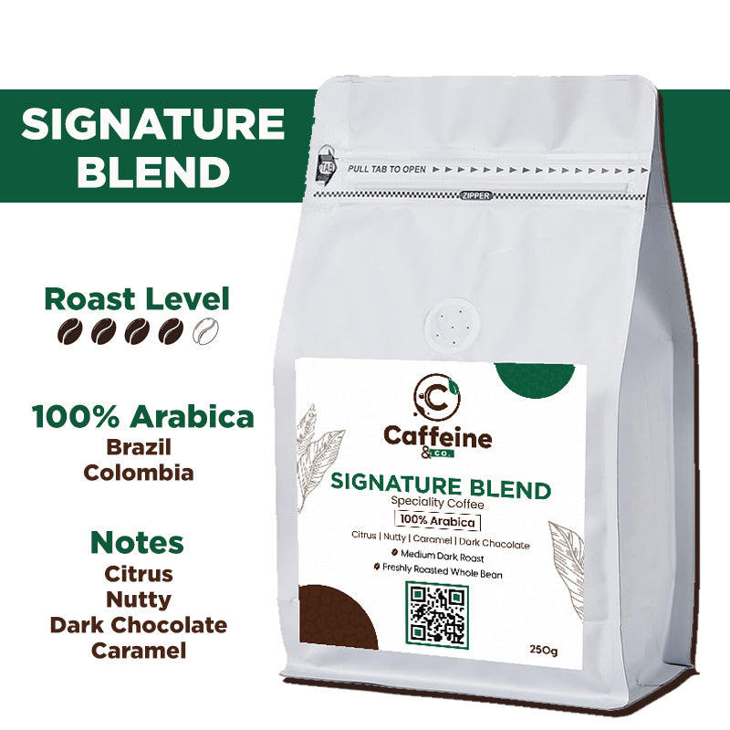 Caffeine & Co Signature Blend Whole Bean 250g