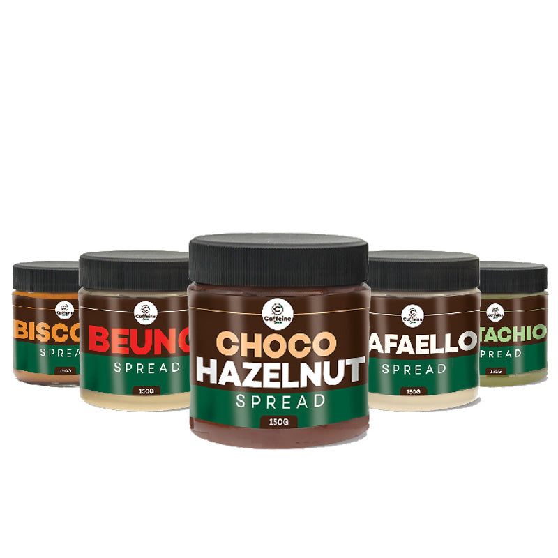 Caffeine & Co Pack of 5 Spreads