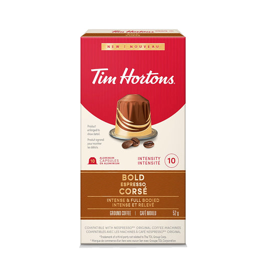 Tim Hortons Bold Espresso Nespresso Capsules