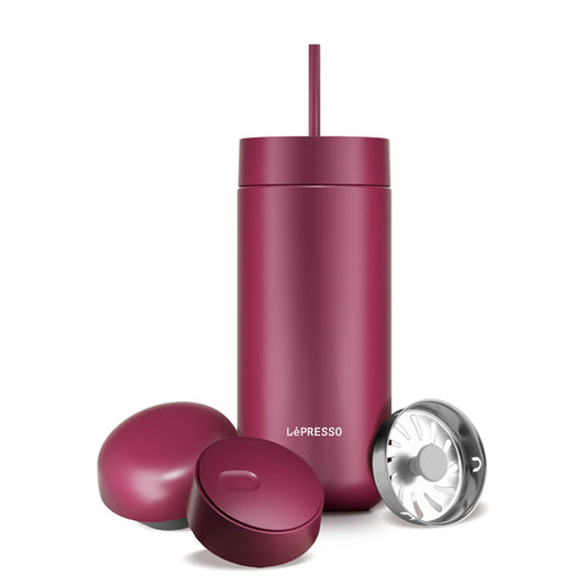 LePresso Triple Quench Tumbler Maroon