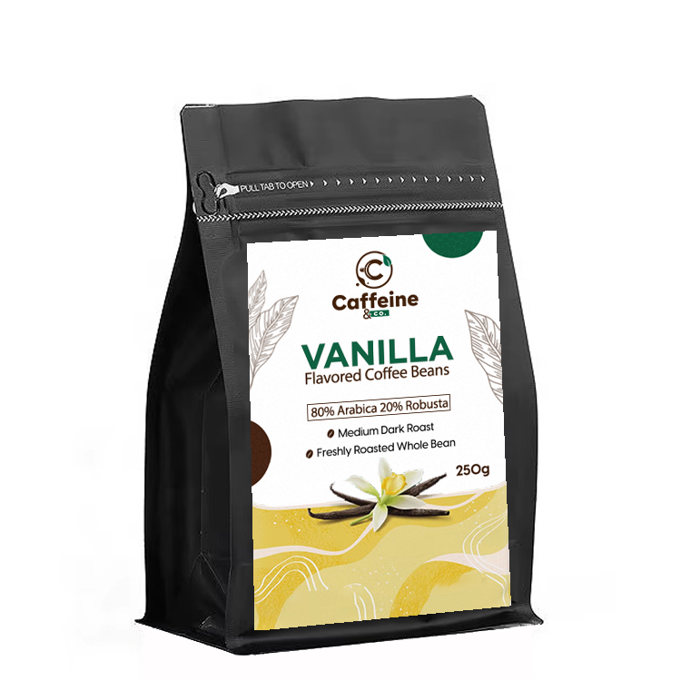 Caffeine & Co Vanilla Flavored Whole Bean 250g