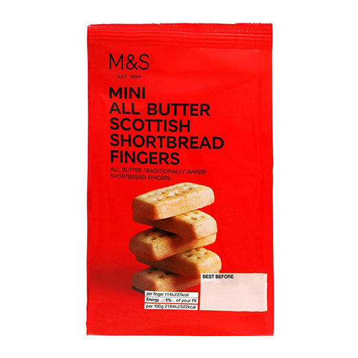 M&S Mini All Butter Scottish Shortbread Fingers 125g