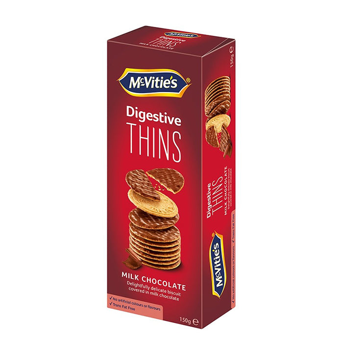 McVitie’s Digestives Thins Milk Chocolate 150g