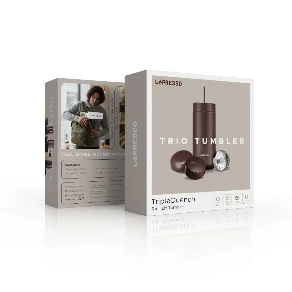 LePresso Triple Quench Tumbler Brown