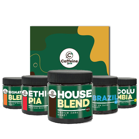 Caffeine & Co Pack of 5 Coffee Beans