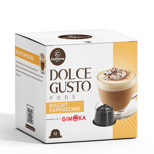 Caffeine & Co Dolce Gusto Biscuit Cappuccino Pods