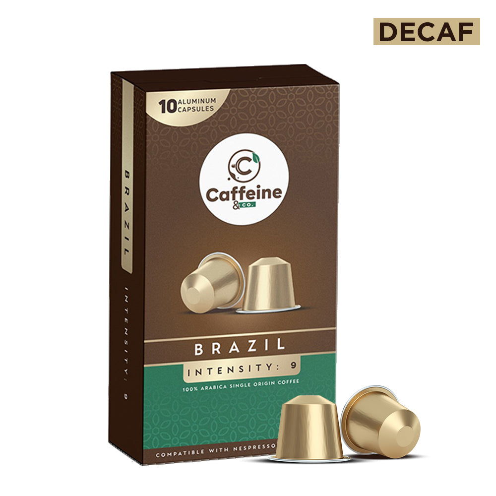 Caffeine & Co Nespresso Capsules Brazil Decaf