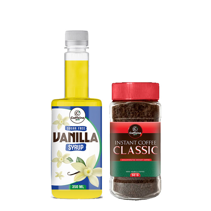 Instant Coffee & SF Vanilla Syrup Bundle
