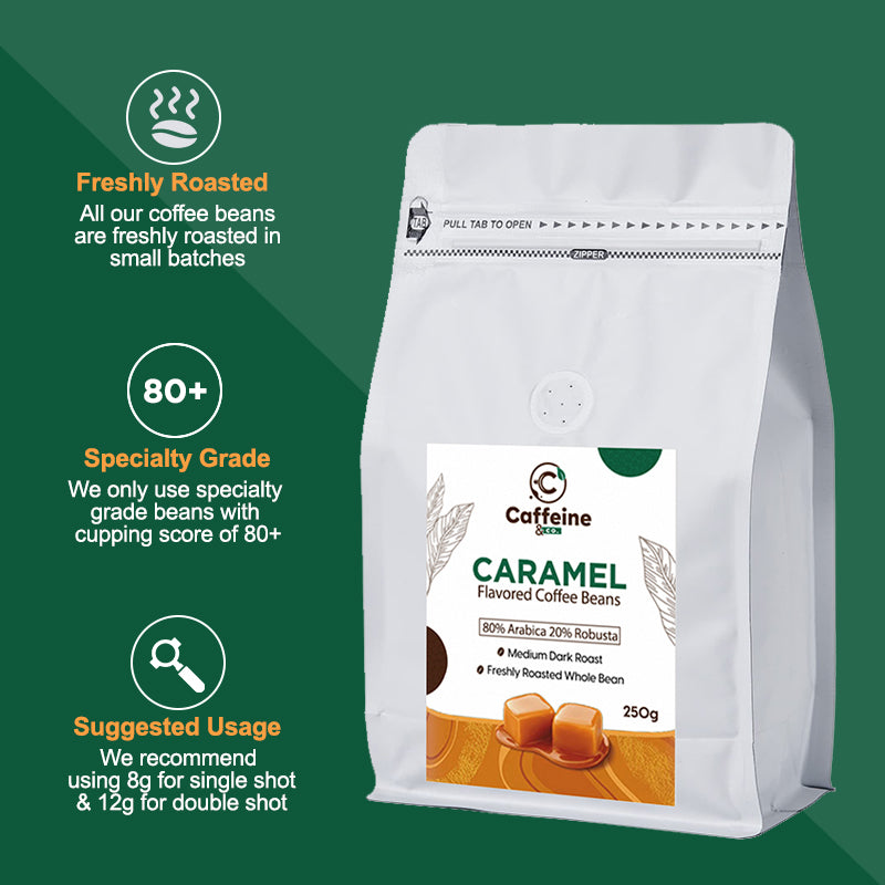 Caramel Flavored Whole Bean 250g