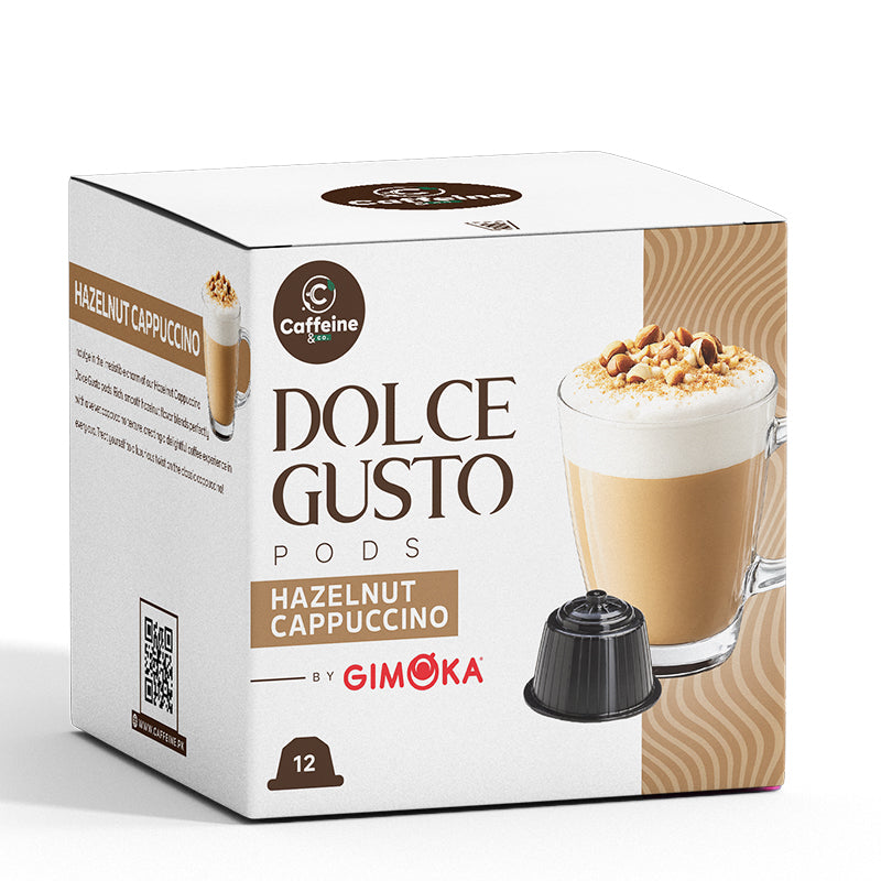Caffeine & Co Dolce Gusto Hazelnut Cappuccino Pods