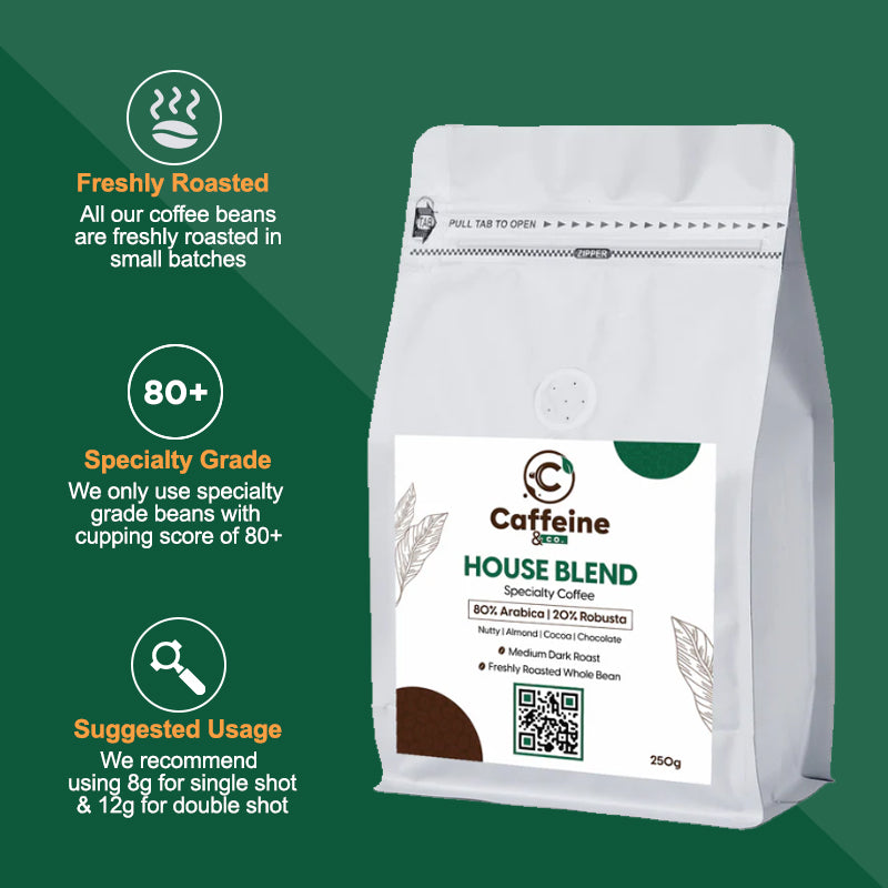 House Blend Whole Bean 250g