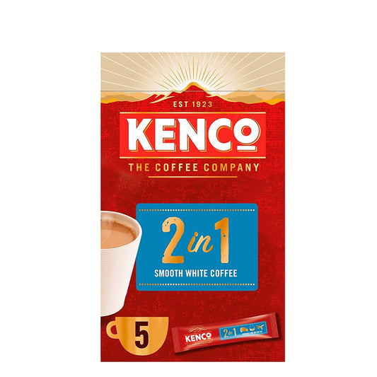 Kenco 2 in 1 Smooth Instant Coffee Pack of 5