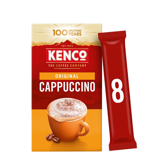 Kenco Instant Coffee Cappuccino Pack of 8