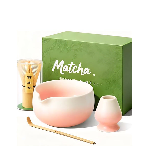 Matcha Set Pink & White