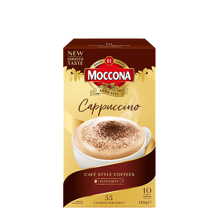 Moccona Instant Cappuccino Sachet Pack of 10