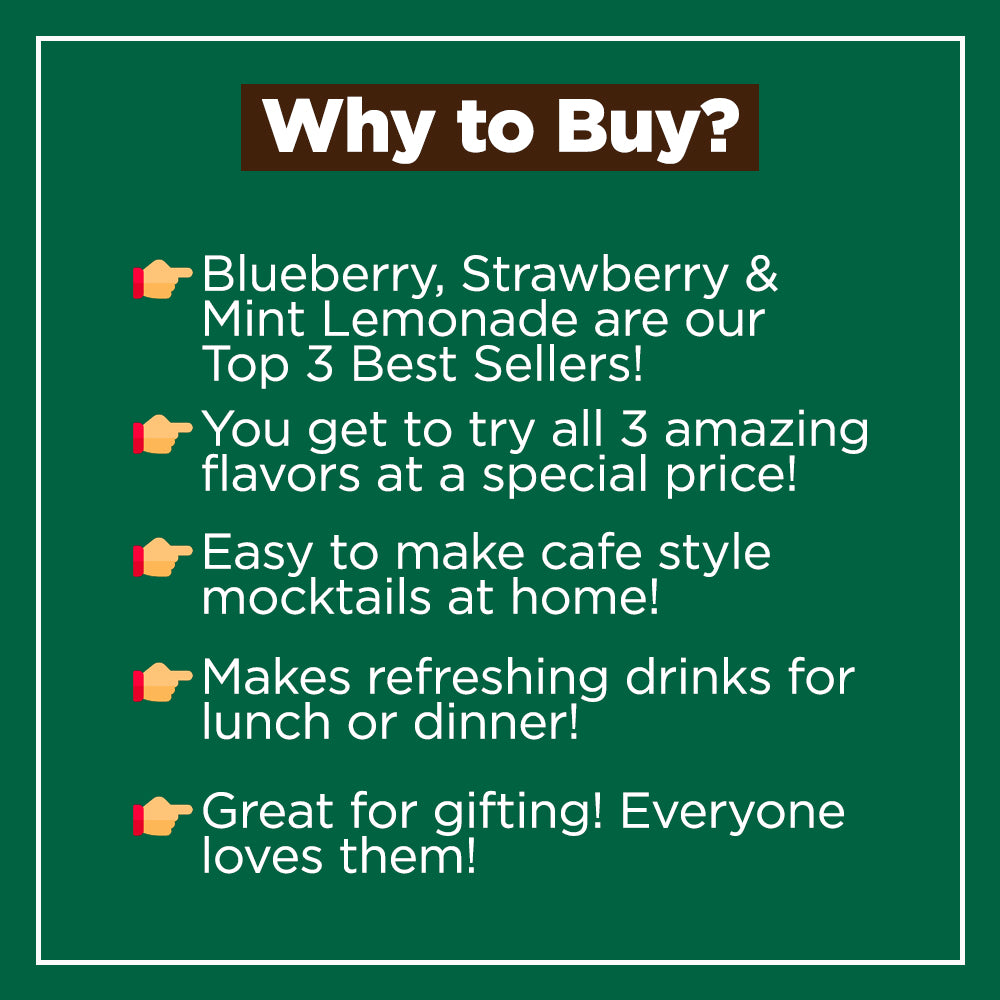 Caffeine & Co Mocktail Syrups Box