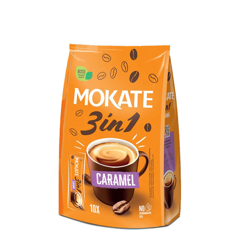 Mokate Caramel Coffee 3-in-1 Pack of 10
