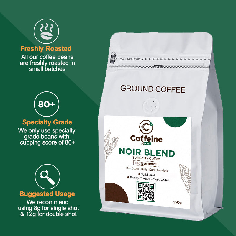 Noir Blend - Ground Coffee