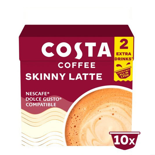 Costa Coffee Skinny Latte Dolce Gusto Pods