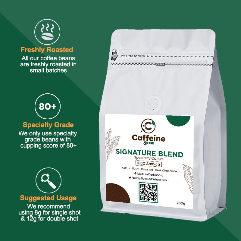 Caffeine & Co Signature Blend Whole Bean 250g