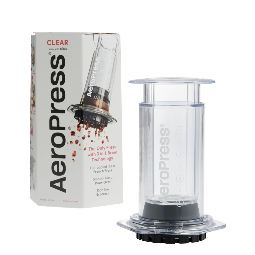 AeroPress Clear Coffee Maker Caffeine & Co.