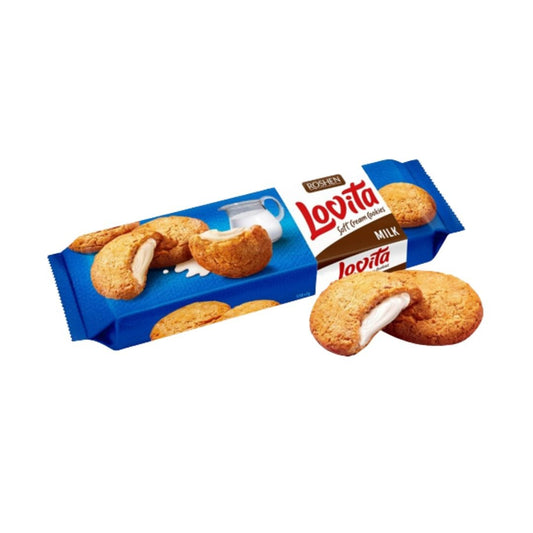 Soft Cream Cookies Milk