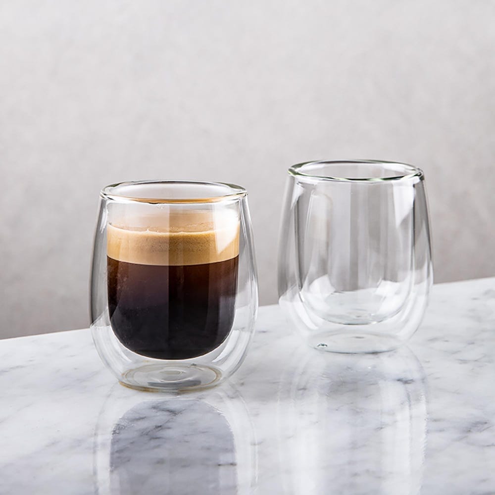 80ml Double Wall Espresso Cup Pack of 2