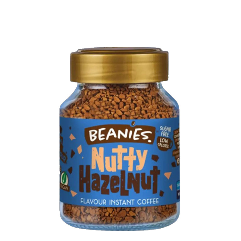 Beanies Nutty Hazelnut Instant Coffee 50g