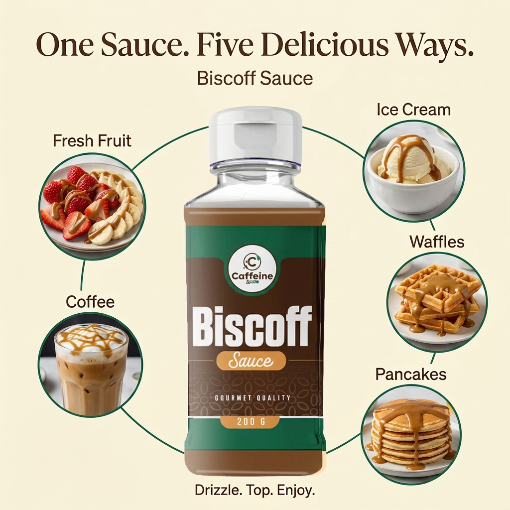 Biscoff Sauce five-use infographic
