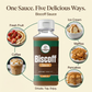 Biscoff Sauce five-use infographic