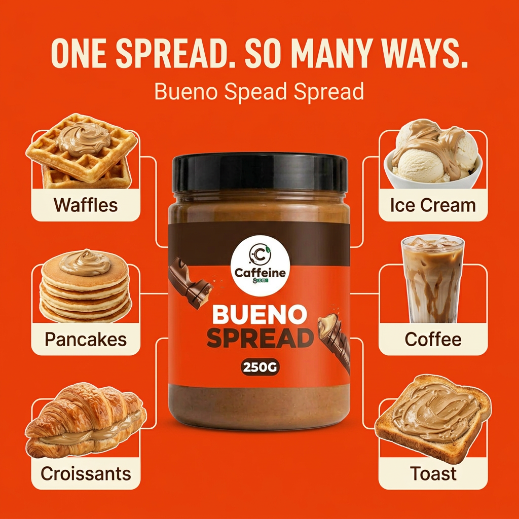 Bueno Spread square infographic