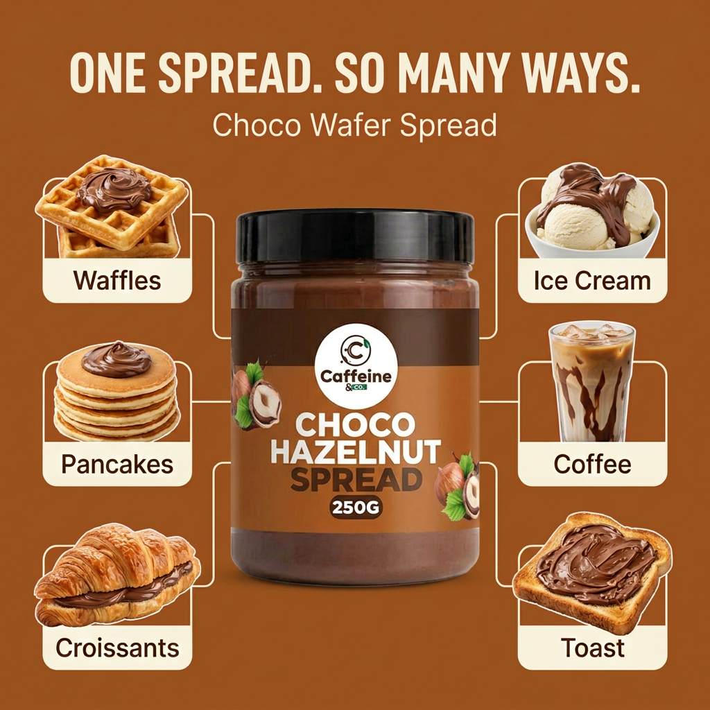 Choco Hazelnut Spread square infographic