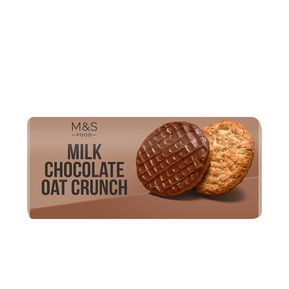 M&S Milk Chocolate Oat Crunch Cookies 300g