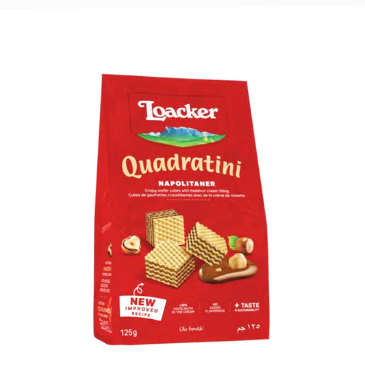 Loacker Quadrantini Hazelnut 125g