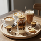 Caffeine & Co Ice Coffee Glass with Lid & Straw
