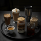 Caffeine & Co Ice Coffee Glass with Lid & Straw