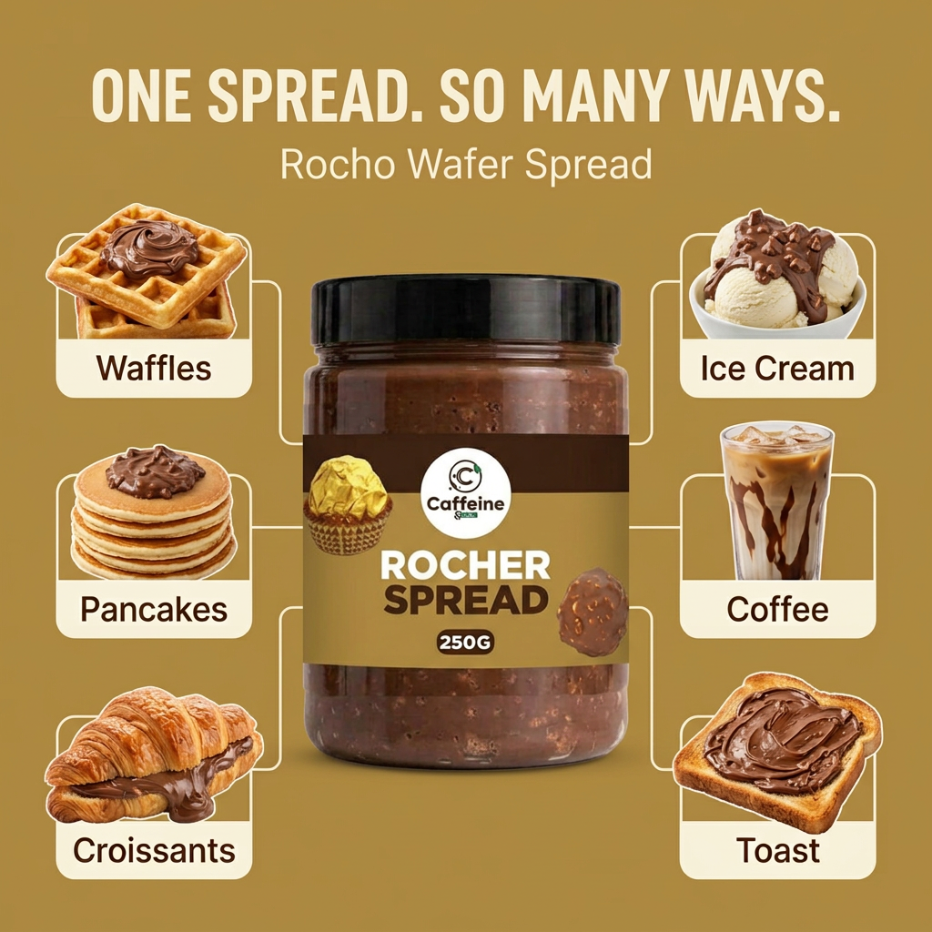 Rocher Spread square infographic