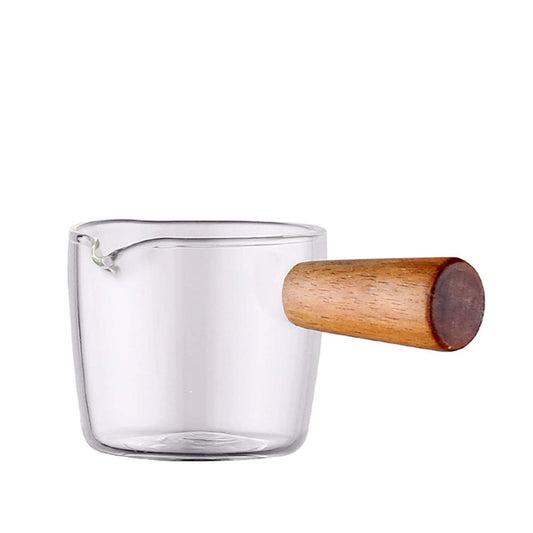 Espresso Shot Glass with Wooden Handle 110ml