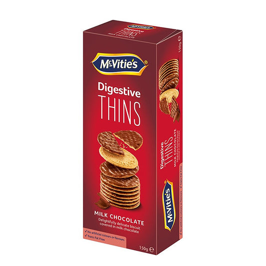 McVitie’s Digestives Thins Milk Chocolate 150g